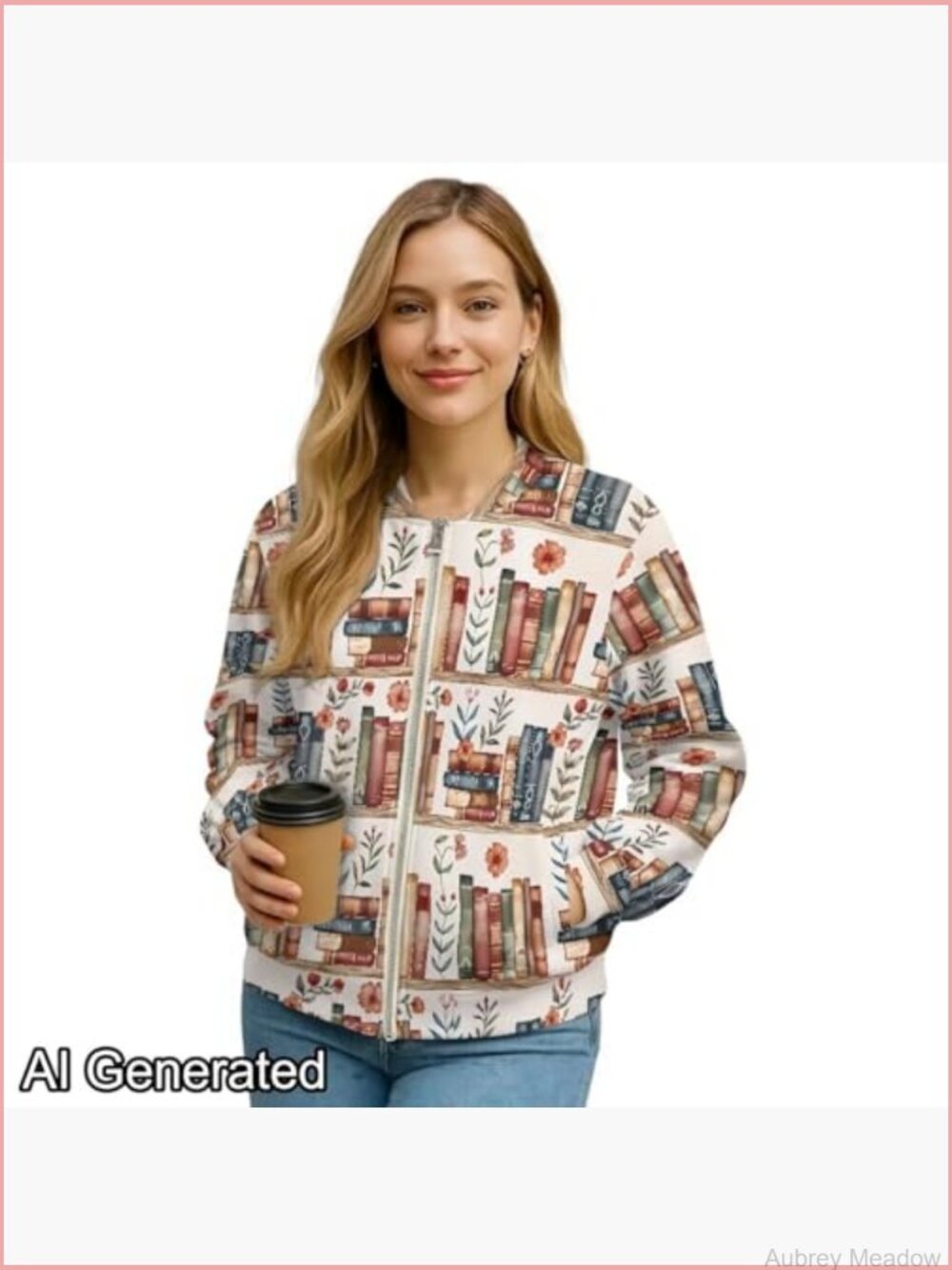 Women's Lightweight Bomber Jacket Zip Up Relaxed Fit Streetwear with Pockets - Picture 2 of 7